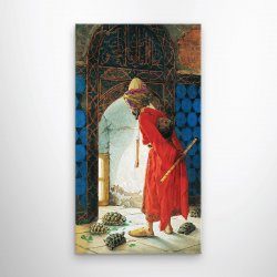 لوحة فنية مدرب السلاحف  لوحة فنية مدرب السلاحف